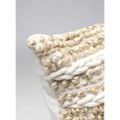 Kissen-KARE Design Sitzkissen Loop Knit Beige 60X60Cm