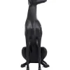 Deko & Geschenkartikel-KARE Design Skulptur Greyhound Oskar Schwarz 180Cm