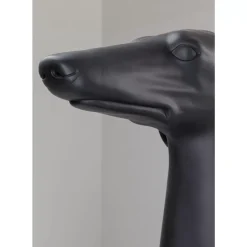 Deko & Geschenkartikel-KARE Design Skulptur Greyhound Oskar Schwarz 180Cm