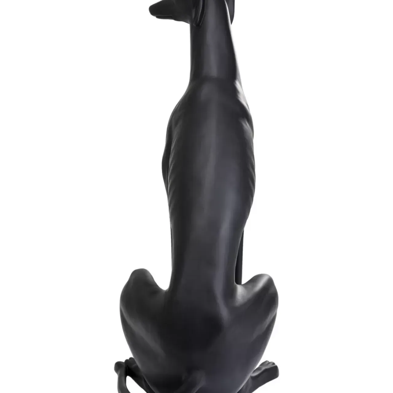Deko & Geschenkartikel-KARE Design Skulptur Greyhound Oskar Schwarz 180Cm