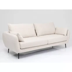 Sofas & Couches-KARE Design Sofa Amalfi 2-Sitzer Creme 219Cm