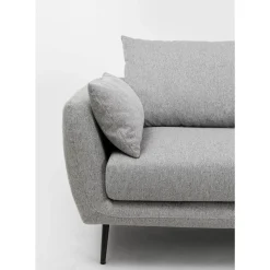 Sofas & Couches-KARE Design Sofa Amalfi 2-Sitzer Grau 219Cm