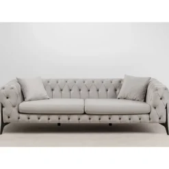 Sofas & Couches-KARE Design Sofa Bellissima 3-Sitzer Beige 240Cm