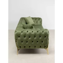 Sofas & Couches-KARE Design Sofa Bellissima 3-Sitzer Grun 240Cm