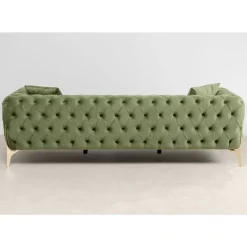 Sofas & Couches-KARE Design Sofa Bellissima 3-Sitzer Grun 240Cm