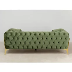 Sofas & Couches-KARE Design Sofa Bellissima 2-Sitzer Velvet Grun 200Cm