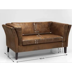 Sofas & Couches-KARE Design Sofa Canapee 2-Sitzer Vintage Smart