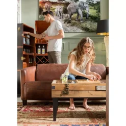 Sofas & Couches-KARE Design Sofa Cigar Lounge 3-Sitzer