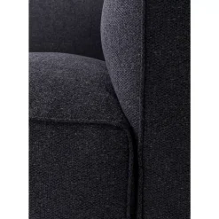 Sofas & Couches-KARE Design Sofa Cubetto 3-Sitzer Dunkelgrau 220Cm