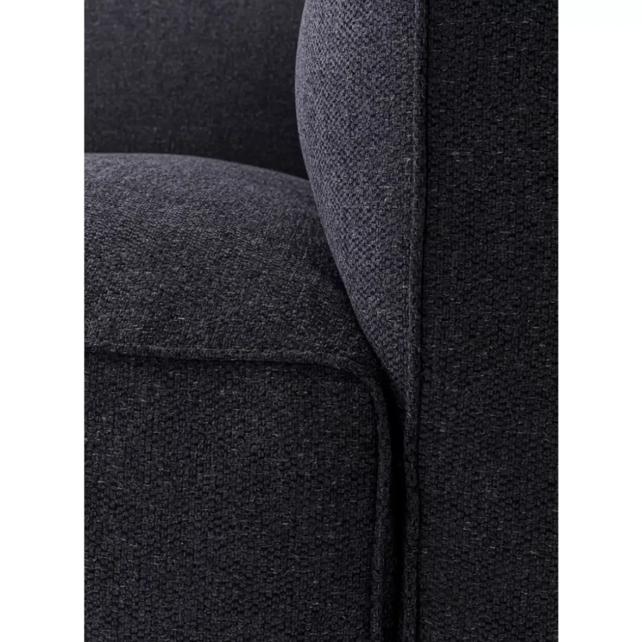 Sofas & Couches-KARE Design Sofa Cubetto 3-Sitzer Dunkelgrau 220Cm