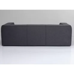 Sofas & Couches-KARE Design Sofa Cubetto 3-Sitzer Dunkelgrau 220Cm