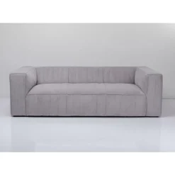 Sofas & Couches-KARE Design Sofa Cubetto 3-Sitzer Hellgrau 220Cm