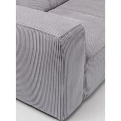Sofas & Couches-KARE Design Sofa Cubetto 3-Sitzer Hellgrau 220Cm