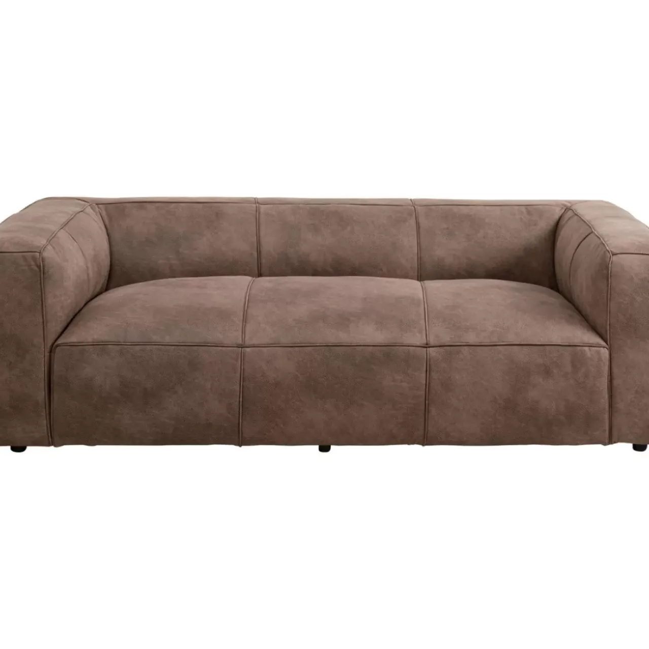Sofas & Couches-KARE Design Sofa Cubetto 3-Sitzer Taupe 220Cm