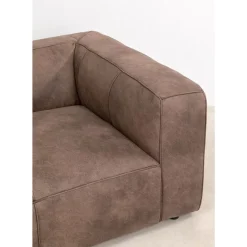 Sofas & Couches-KARE Design Sofa Cubetto 3-Sitzer Taupe 220Cm