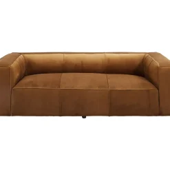 Sofas & Couches-KARE Design Sofa Cubetto 3-Sitzer Velvet Braun