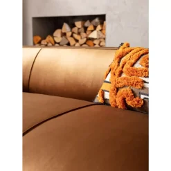 Sofas & Couches-KARE Design Sofa Cubetto 3-Sitzer Velvet Braun