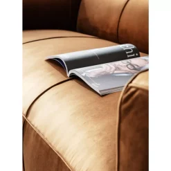 Sofas & Couches-KARE Design Sofa Cubetto 3-Sitzer Velvet Braun