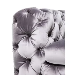 Sofas & Couches-KARE Design Sofa Desire 3-Sitzer Silbergrau