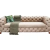 Sofas & Couches-KARE Design Sofa Desire 3-Sitzer Velvet Ecru