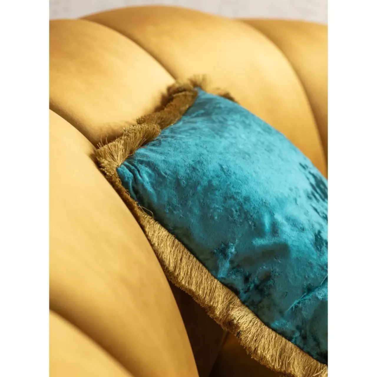 Sofas & Couches-KARE Design Sofa Dschinn 3-Sitzer Amber 233Cm