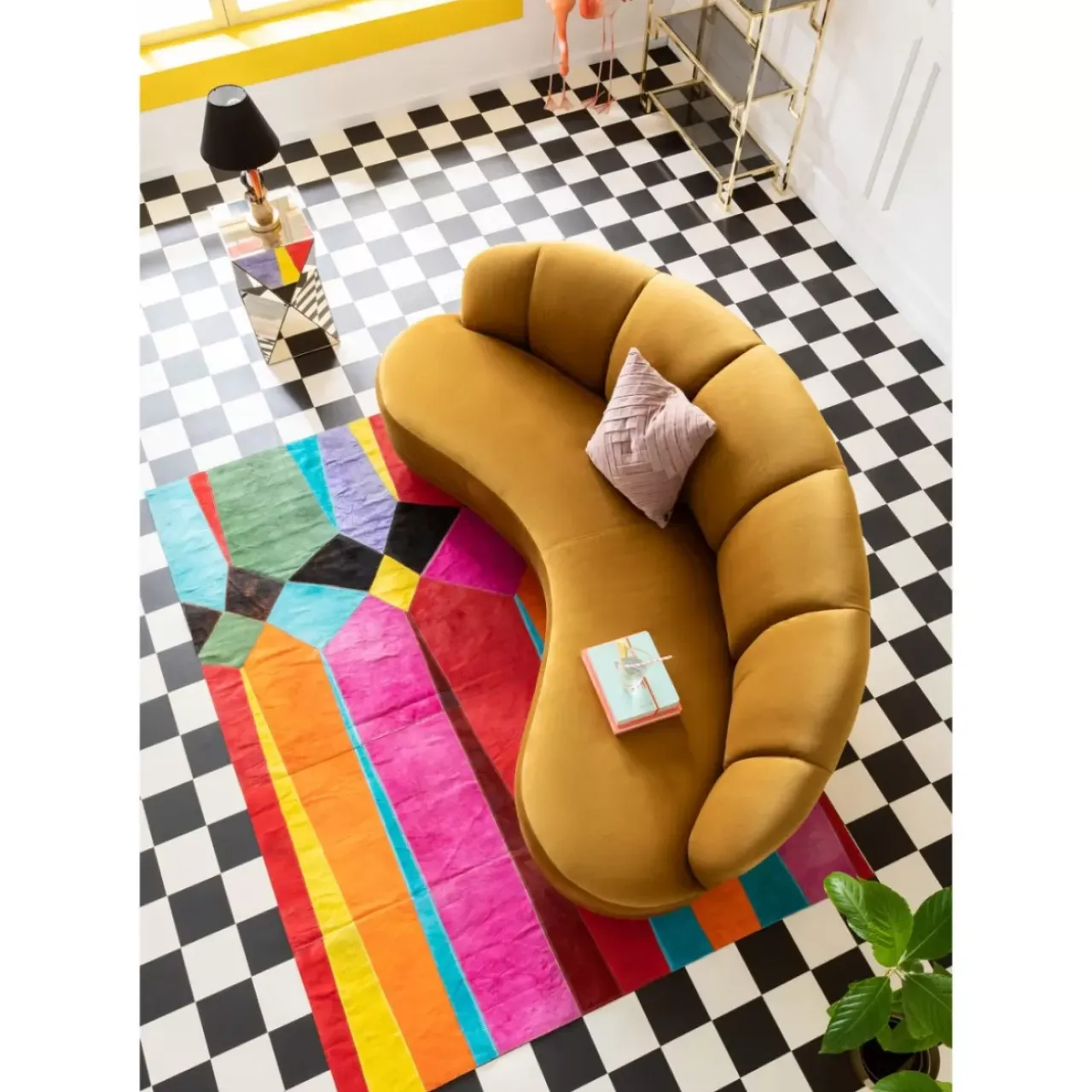 Sofas & Couches-KARE Design Sofa Dschinn 3-Sitzer Amber 233Cm