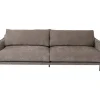 Sofas & Couches-KARE Design Sofa Edna 3-Sitzer Grau 245Cm