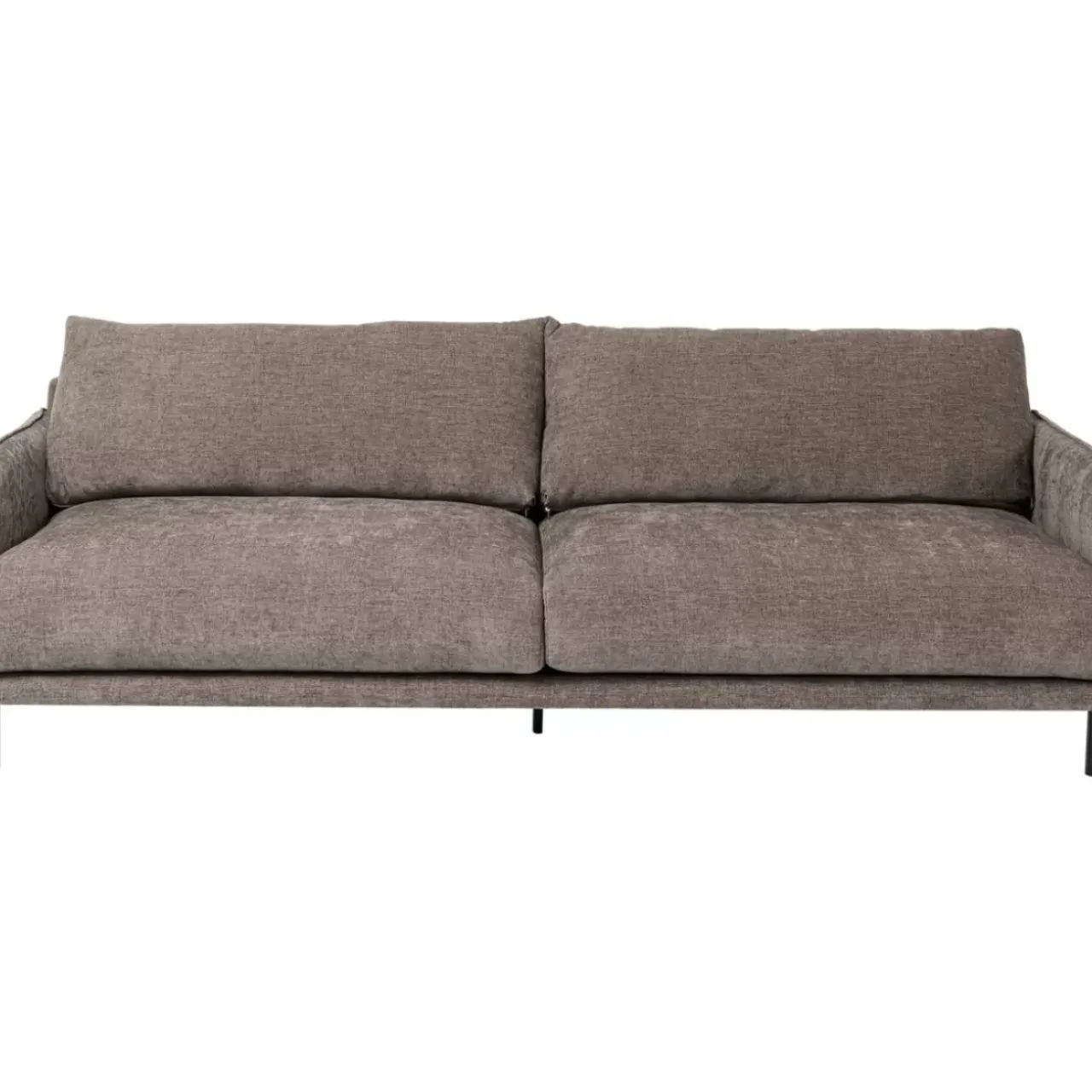 Sofas & Couches-KARE Design Sofa Edna 3-Sitzer Grau 245Cm
