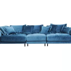 Sofas & Couches-KARE Design Sofa Element Lullaby Petrol