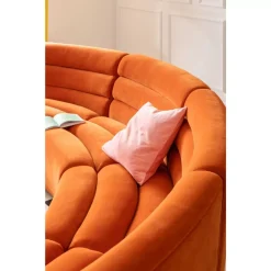 Sofas & Couches-KARE Design Sofa Element Wave Orange