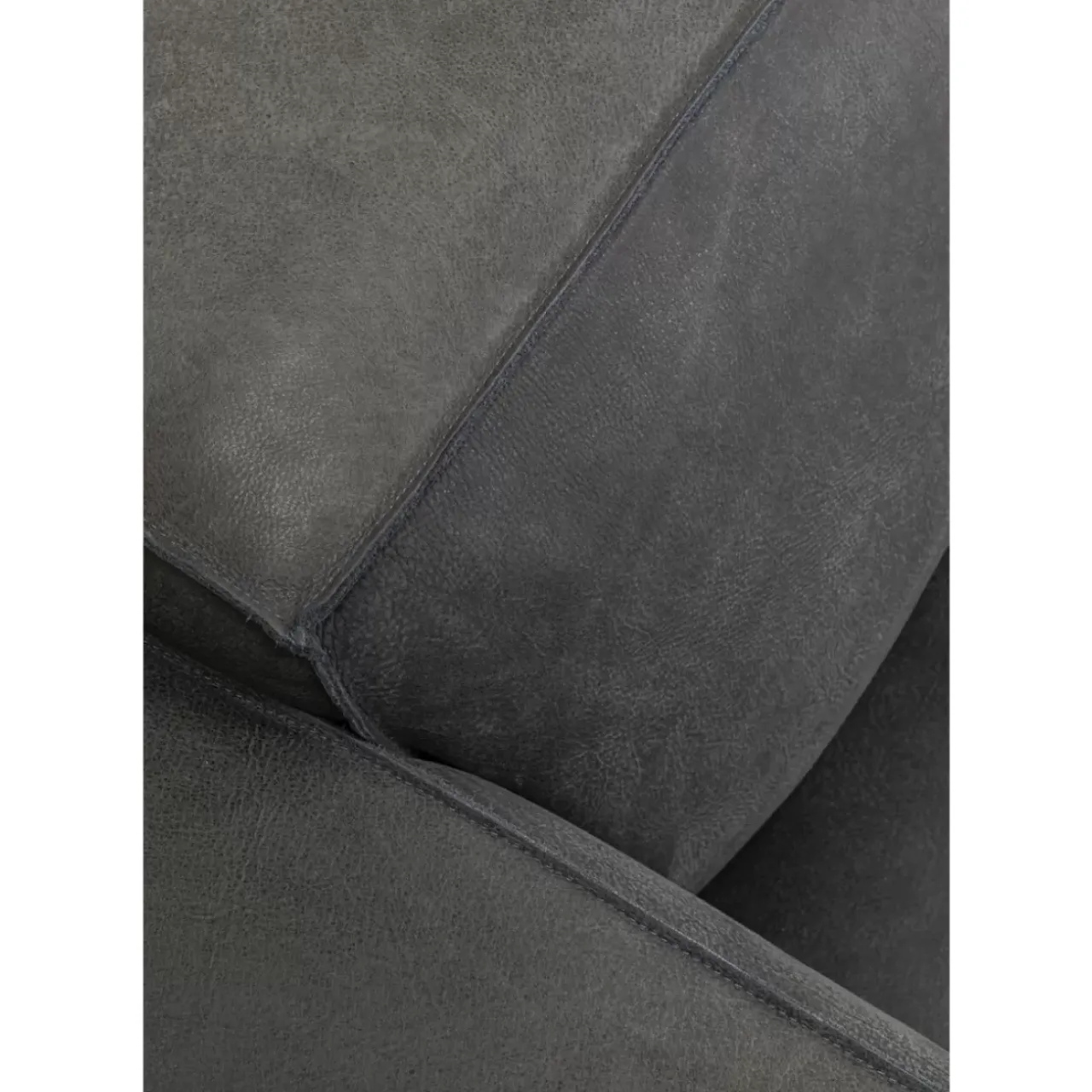 Sofas & Couches-KARE Design Sofa Henry 3-Sitzer Leder Grau