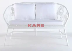 Outdoormöbel-KARE Design Sofa Ibiza Weiss
