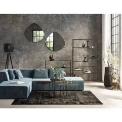 Sofas & Couches-KARE Design Sofa Infinity Velvet Ocean Links