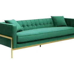 Sofas & Couches-KARE Design Sofa Loft 3-Sitzer Grun