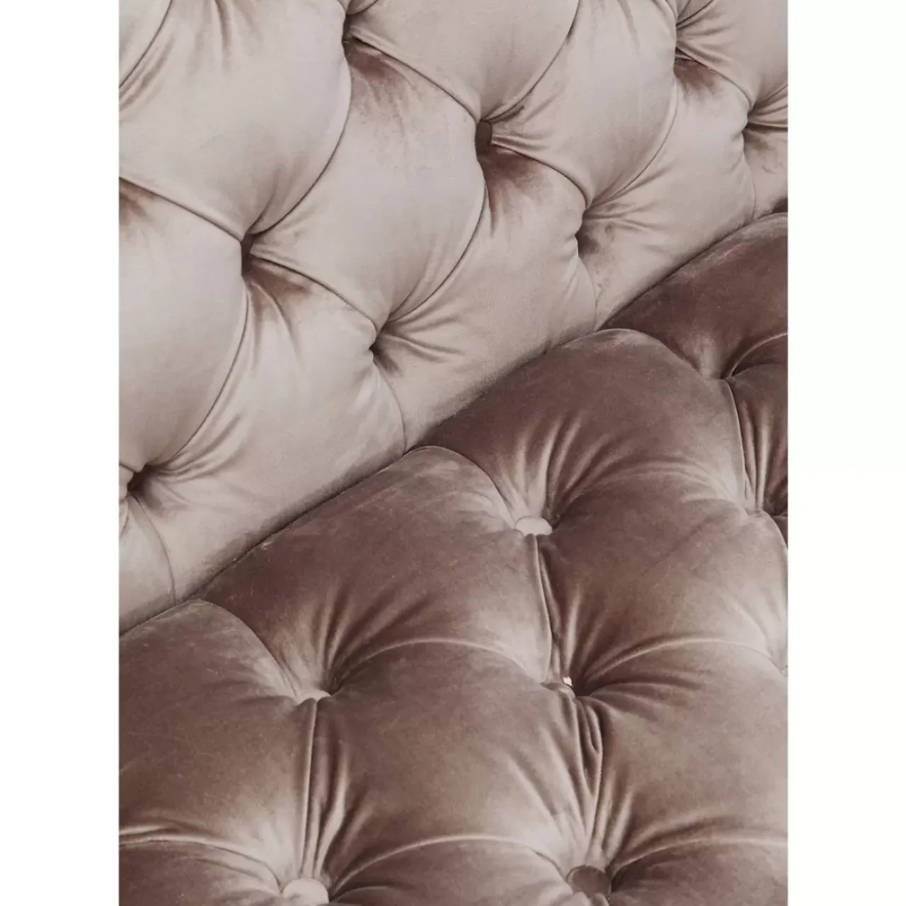 Sofas & Couches-KARE Design Sofa Look 3-Sitzer Velvet Grau