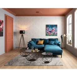 Sofas & Couches-KARE Design Sofa Lullaby 2-Sitzer Petrol