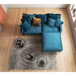 Sofas & Couches-KARE Design Sofa Lullaby 2-Sitzer Petrol
