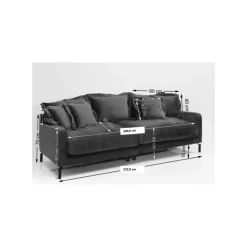 Sofas & Couches-KARE Design Sofa Lullaby 2-Sitzer Taupe