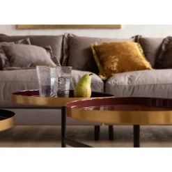 Sofas & Couches-KARE Design Sofa Lullaby 3-Sitzer Taupe