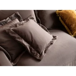 Sofas & Couches-KARE Design Sofa Lullaby 3-Sitzer Taupe