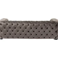 Sofas & Couches-KARE Design Sofa Metropol 3-Sitzer Grau 238Cm