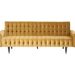Sofas & Couches-KARE Design Sofa Milchbar 3-Sitzer Velvet Honey