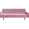 Sofas & Couches-KARE Design Sofa Milchbar 3-Sitzer Velvet Rose