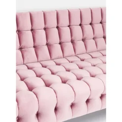 Sofas & Couches-KARE Design Sofa Milchbar 3-Sitzer Velvet Rose