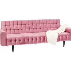 Sofas & Couches-KARE Design Sofa Milchbar 3-Sitzer Velvet Rose