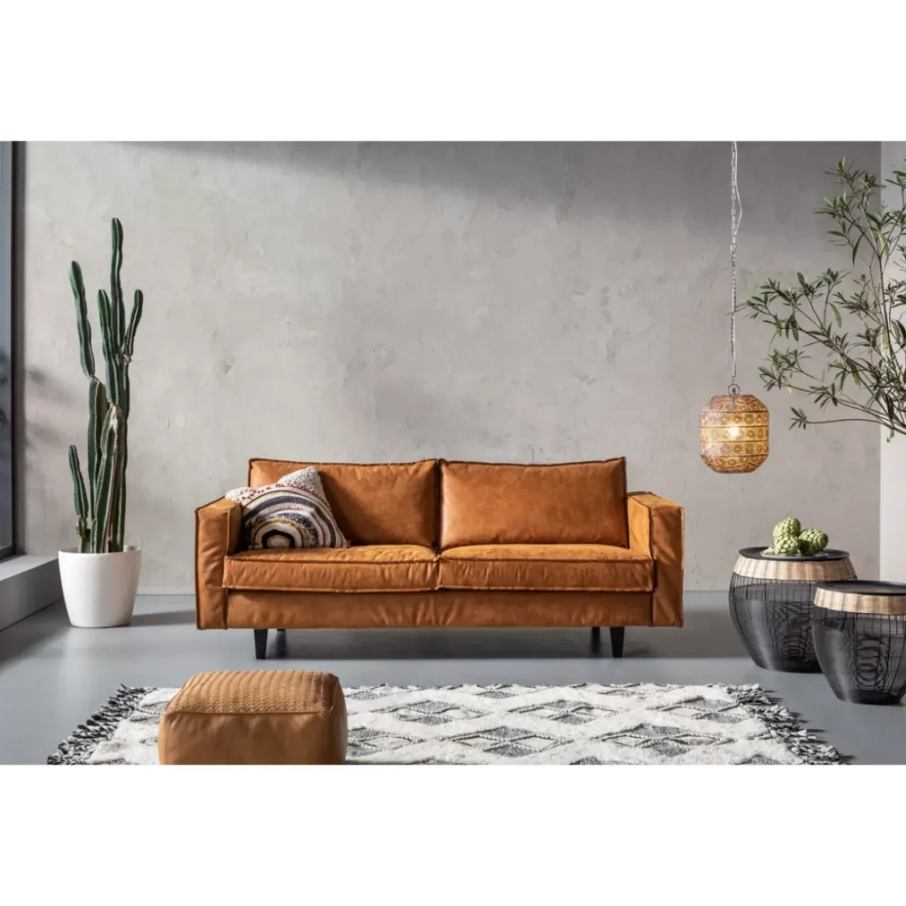 Sofas & Couches-KARE Design Sofa Neo 2-Sitzer Tobacco