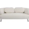 Sofas & Couches-KARE Design Sofa Peppo 2-Sitzer Weis 182Cm