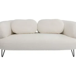 Sofas & Couches-KARE Design Sofa Peppo 2-Sitzer Weis 182Cm
