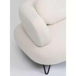 Sofas & Couches-KARE Design Sofa Peppo 2-Sitzer Weis 182Cm