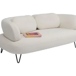 Sofas & Couches-KARE Design Sofa Peppo 2-Sitzer Weis 182Cm